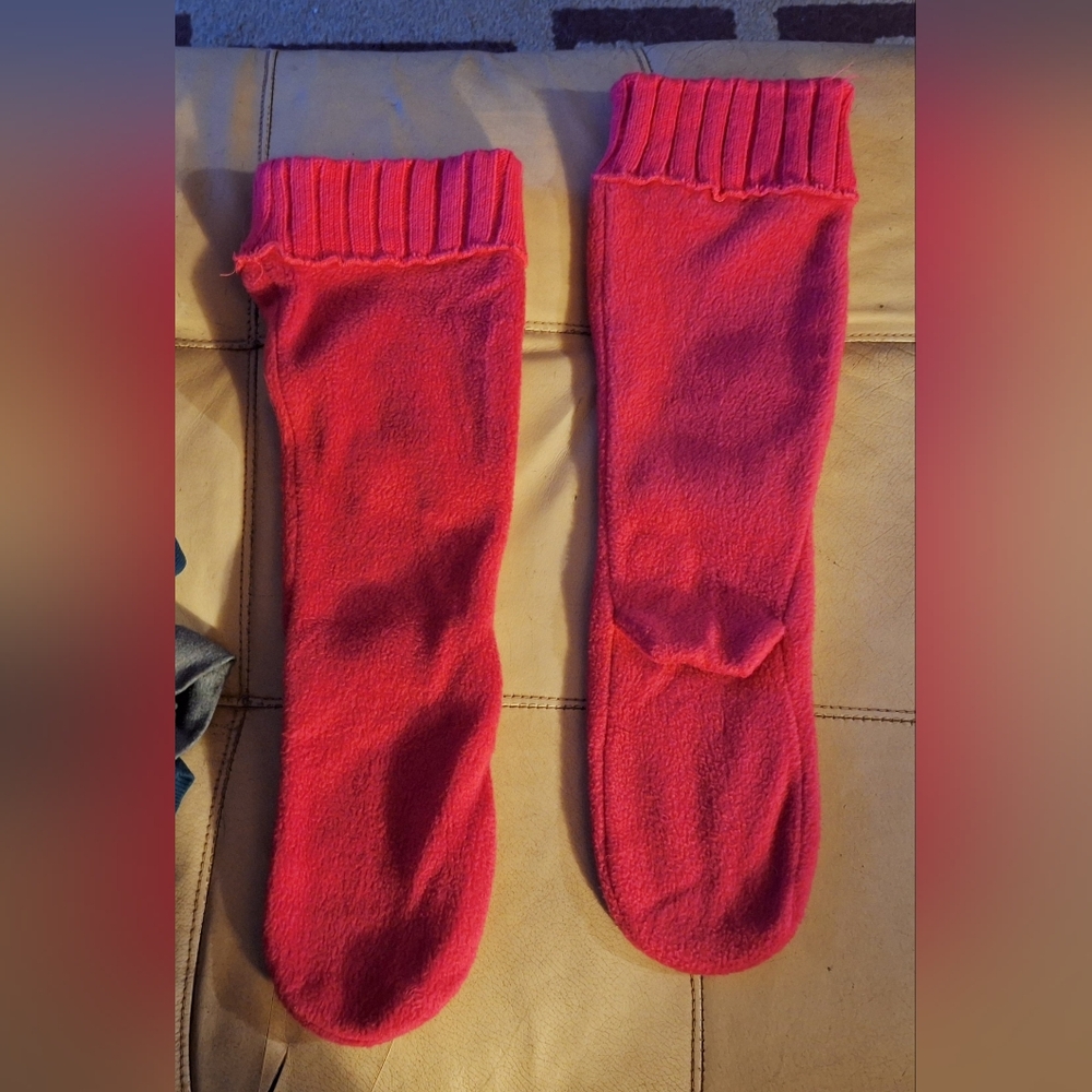 *2 PAIRS AVAILABLE*Women's Fleece Boot Warmer Sock Rain Cold Weather Boot Liners